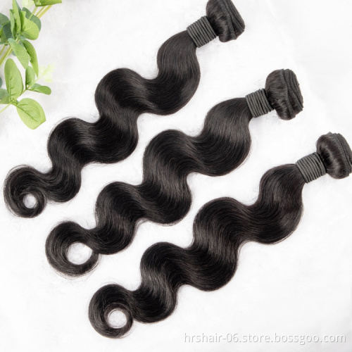 wholesale price 8A grade 8-30 inch unprocessed human  hair customized color body wave bundles